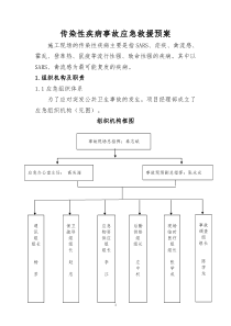 传染性疾病事故应急救援预案2