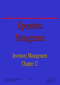 _12InventoryManagement(运营管理,英文版)