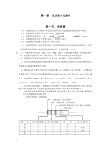 电子元器件识别及原理