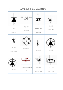 电子元件符号大全(应有尽有)