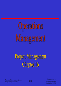 _16ProjectManagement(运营管理,英文版)