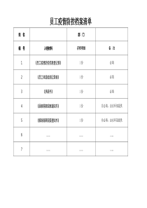 员工疫情防控“一人一档”信息填报