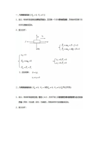 高中物理力学7大模型