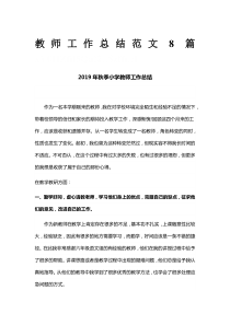 2020党员教师工作总结