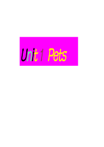 Join-in-剑桥版三年级英语下册-Unit-1-Pets