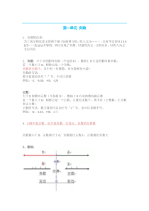 人教版六年级下册数学知识点归纳总结