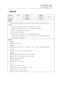 【职位描述】运营总监