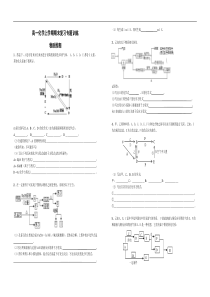 高一化学上学期期末复习专题训练2