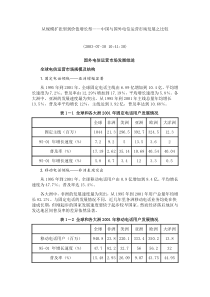 中国与国外电信运营市场发展之比较(1)