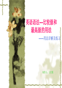 《比较级和最高级》PPT课件