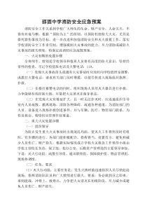 学校各类安全应急预案汇编（DOC36页）