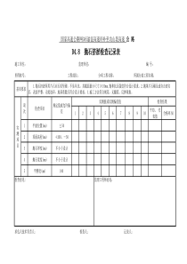 抛石挤淤检查表