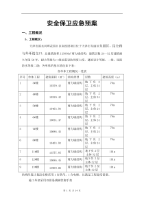 安全保卫应急预案