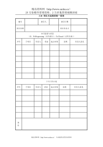 3.10 项目月进度控制一览表