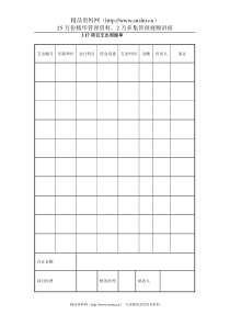 3.17项目支出明细单