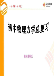 初中物理力学总复习.ppt