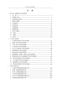 安全生产事故综合应急预案（DOC150页）