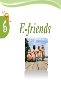 《E-friends》PPT