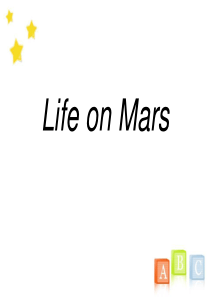 《Life on Mars》PPT