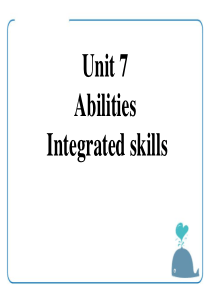 《Abilities》Integrated skillsPPT