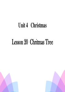 《Chritmas Tree》Christmas PPT