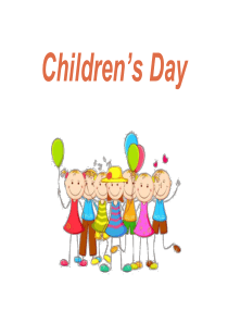 《Childrens day》PPT9