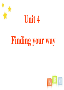 《Finding your way》PPT