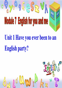 《Have you ever been to an English corner》English f