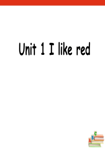 《I like red》PPT课件