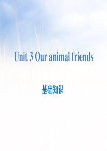 《Our animal friends》基础知识PPT