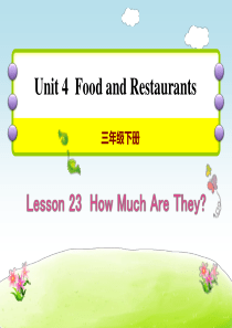 《How much are they》Food and Restaurants PPT