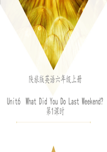 《What Did You Do Last Weekend》PPT8