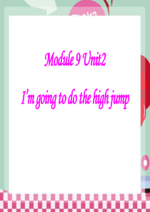 《Im going to do the high jump》PPT课件