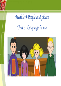 《Language in use》People and places PPT课件