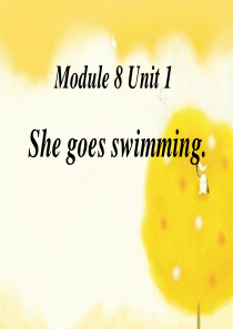 《She goes swimming》PPT课件5