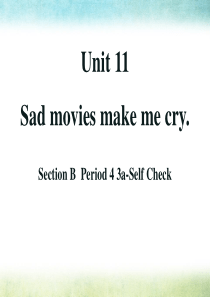 《Sad movies make me cry》PPT课件5