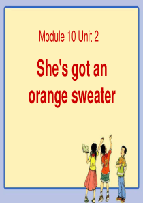 《Shes got an orange sweater》PPT课件