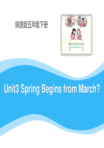 《Spring Begins from March》PPT