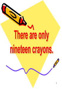 《There are only nineteen crayons》PPT课件99