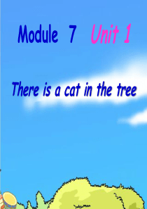 《There is a cat in the tree》PPT课件