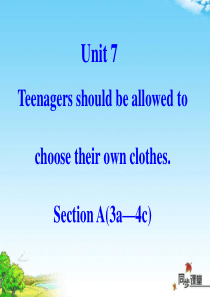 《Teenagers should be allowed to choose their own c