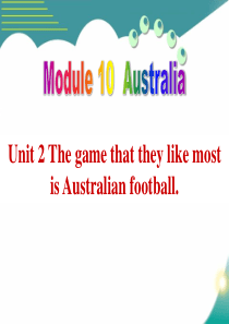 《The game that they like most is Australian footba