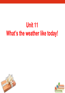 《Whats the weather like today》PPT