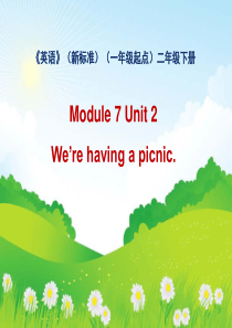 《Were having a picnic》PPT课件8