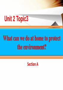 《What can we do at home to protect the environment