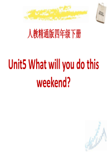 《What will you do this weekend》PPT课件88