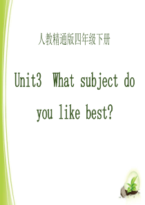 《What subject do you like best》PPT课件8