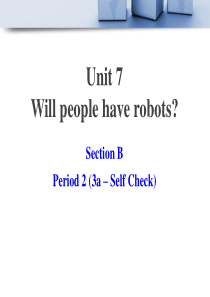 《Will people have robots》PPT课件