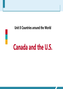 《Canada and the U.S.》Countries around the World PP