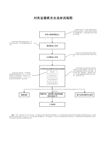 村务监督委员会选举流程图